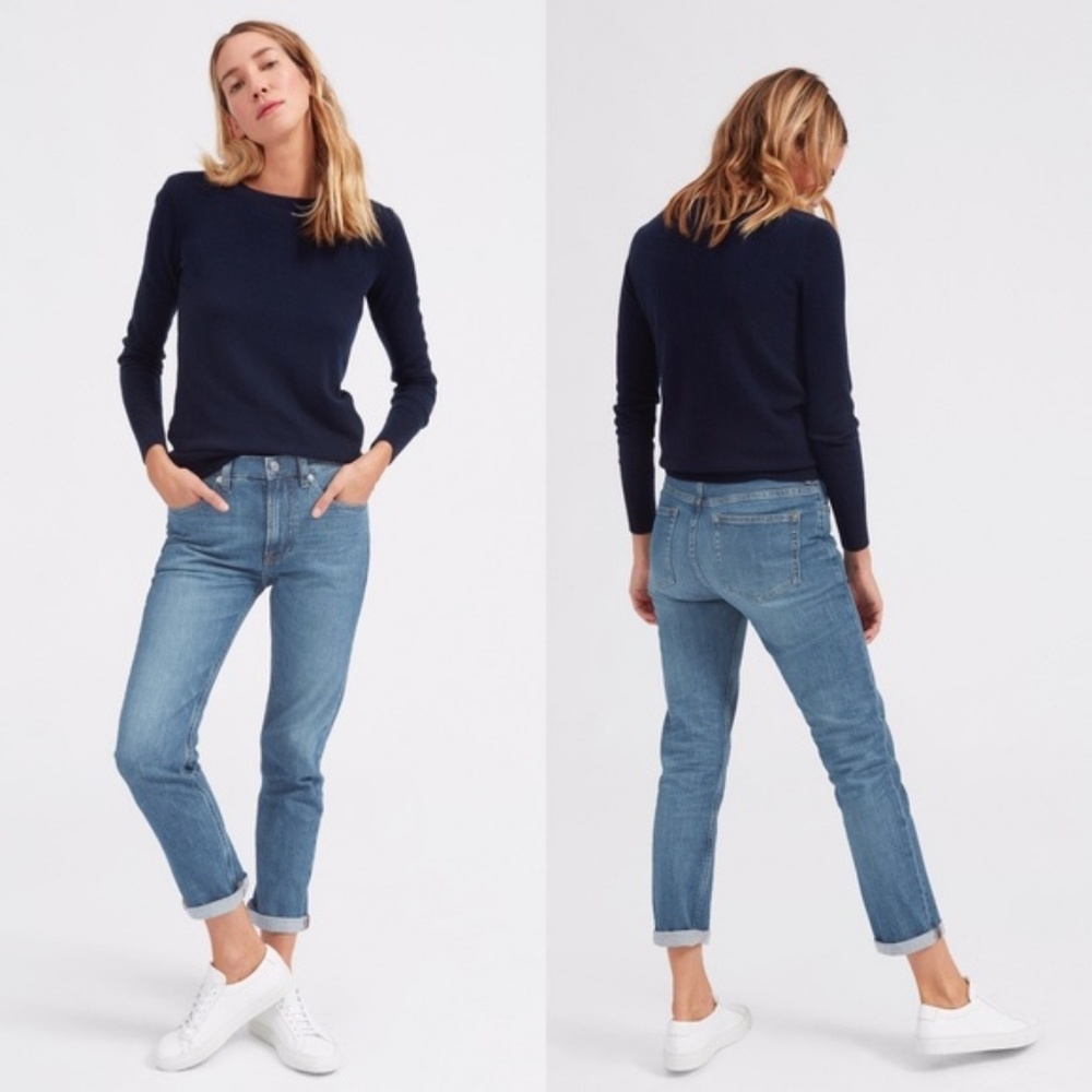 Everlane Modern Boyfriend Jean in Mid Blue